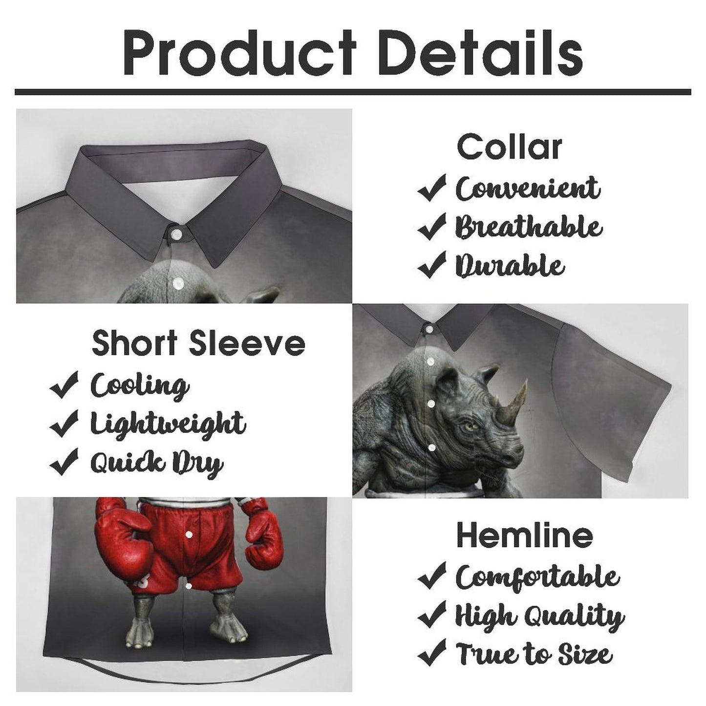 Men's Hawaiian Casual Short Sleeve Shirt 2306103347