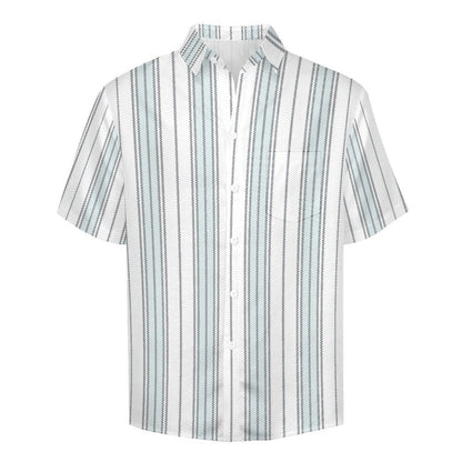 Men's Hawaiian Print Lapel Shirt 2304103747