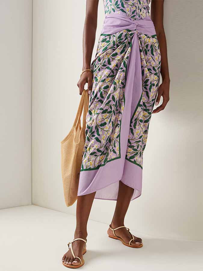 Fashion Floral One Piece Swimsuit and Cover Up
