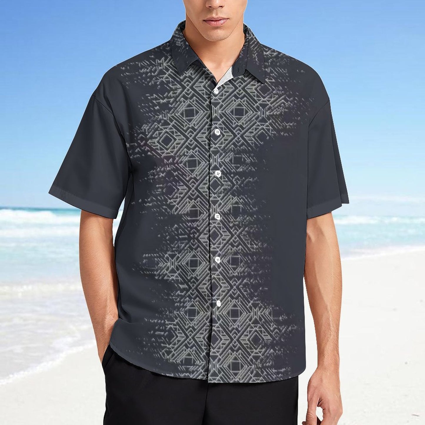 Men's Fashion Casual Printed Short Sleeve Shirts 2306102202