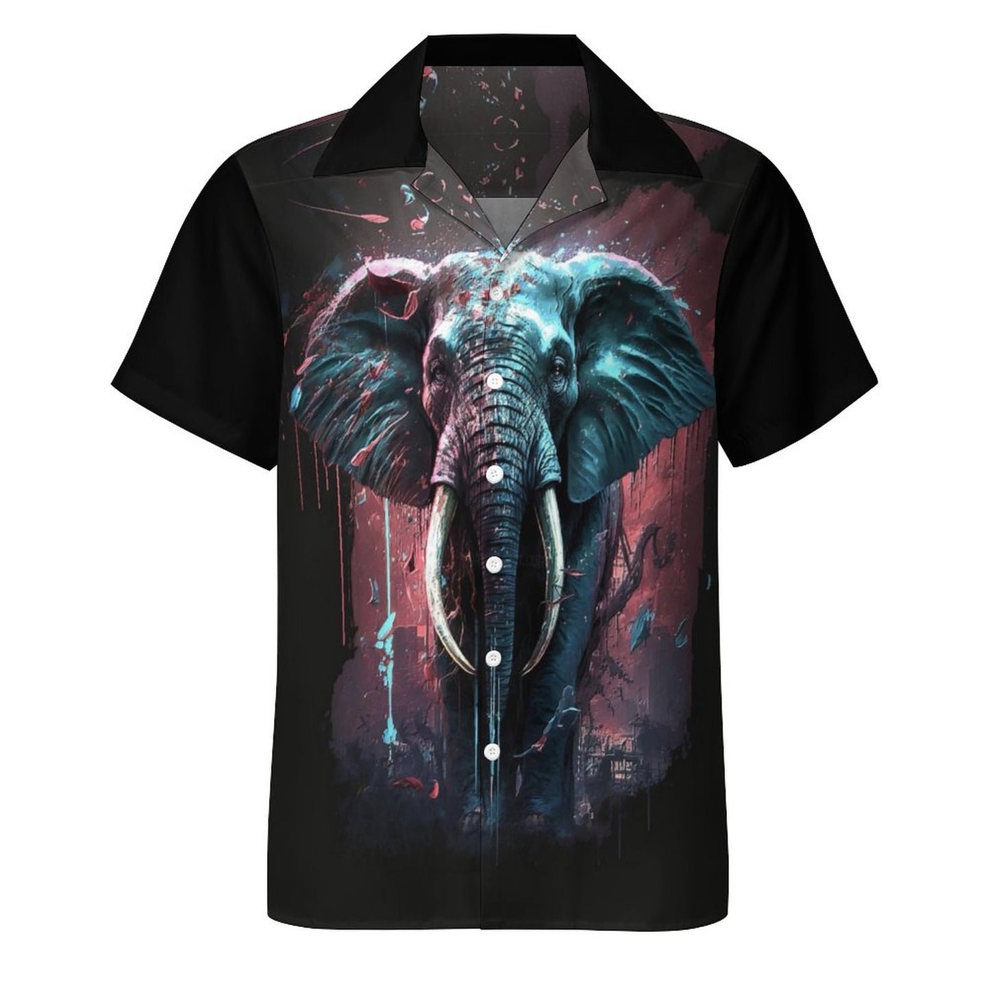 Men Hawaiian Casual Short Sleeve Shirt 2306101369