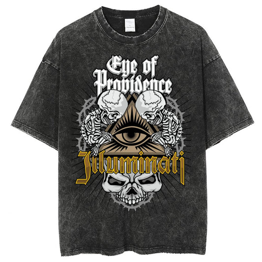 Unisex Vintage Solid Wash T-Shirts 2305101600