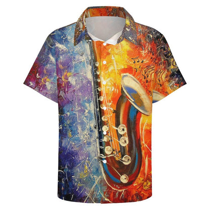 Men's Hawaiian Casual Short Sleeve Shirt 2306103340