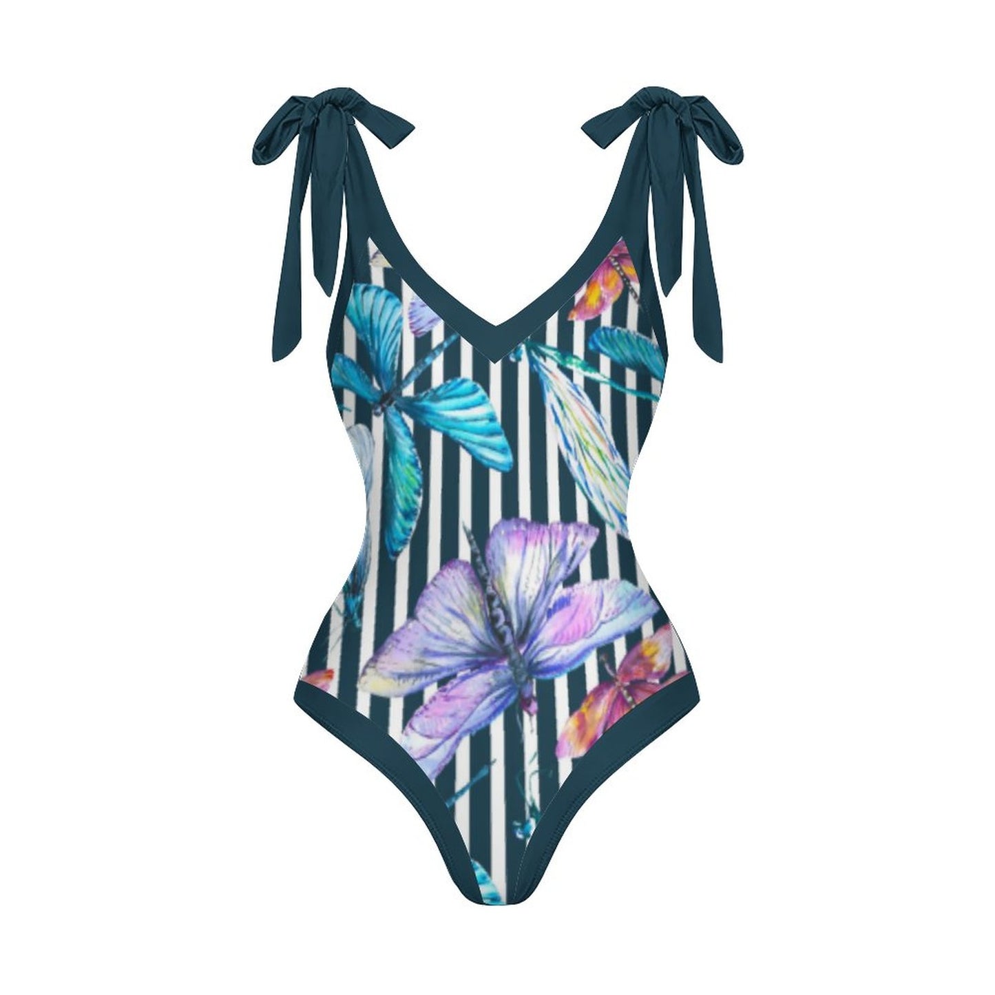 Casual Printed One Piece Swimsuit And Cover Up 2305104948