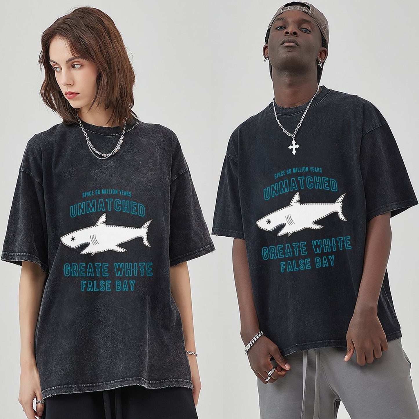 Unisex Vintage Solid Wash T-Shirts 2305102648