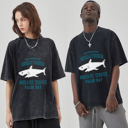 Unisex Vintage Solid Wash T-Shirts 2305102648