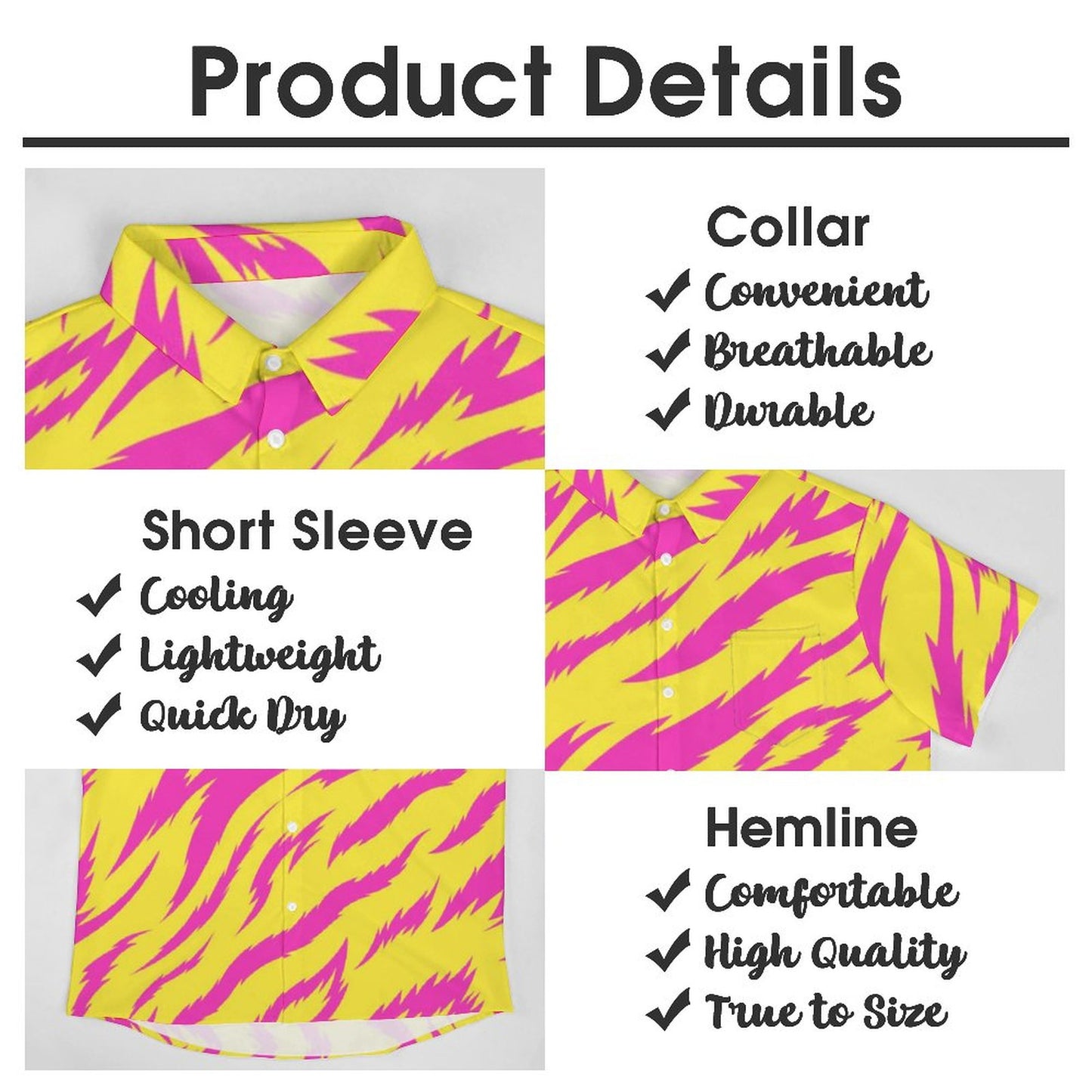 Men's Hawaiian Casual Short Sleeve Shirt 2306105791
