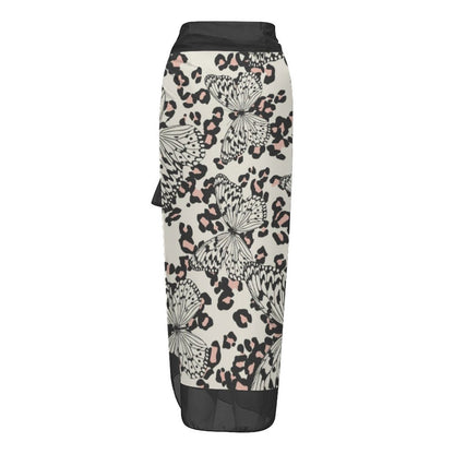 Casual Printed One-Piece Swimsuit And Cover Up 2305102872
