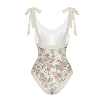 Casual Printed One-Piece Swimsuit And Cover Up 2305104145