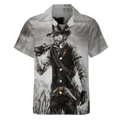 Men's Hawaiian Casual Short Sleeve Shirt 2305101800