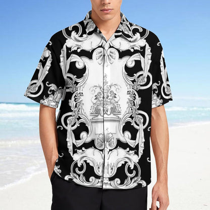 Men's Fashion Casual Printed Short Sleeve Shirts 2306100022