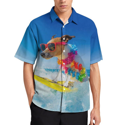 Men's Hawaiian Casual Short Sleeve Shirt 2307100351