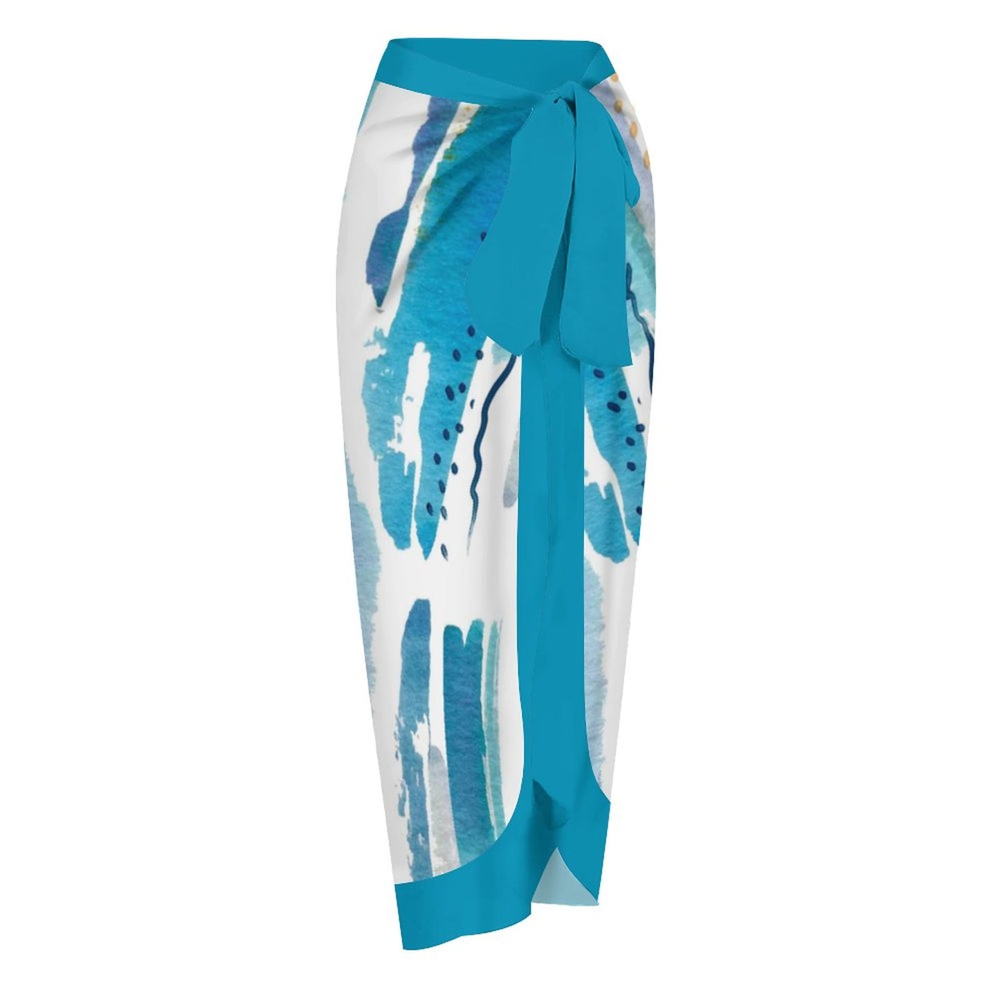 Casual Printed One-Piece Swimsuit And Cover Up 2305103358