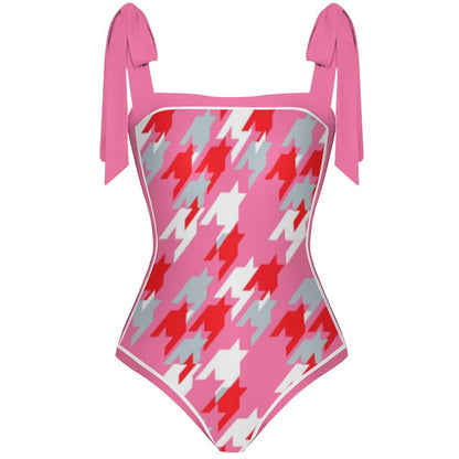Fashion Printed One Piece Swimsuit And Cover Up 2305104454