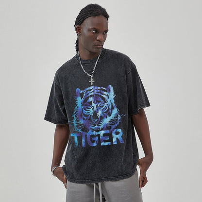 Unisex Vintage Solid Wash T-Shirts 2305101618