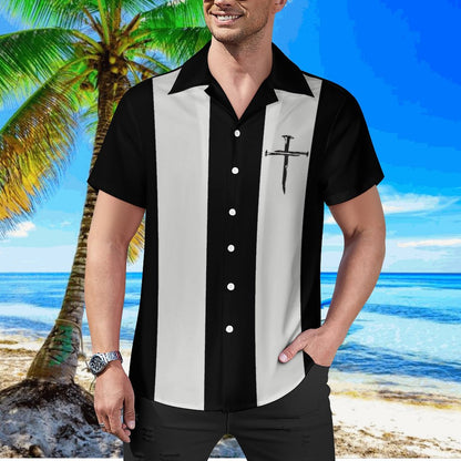 Men's Hawaiian Print Casual Shirt 2304104823
