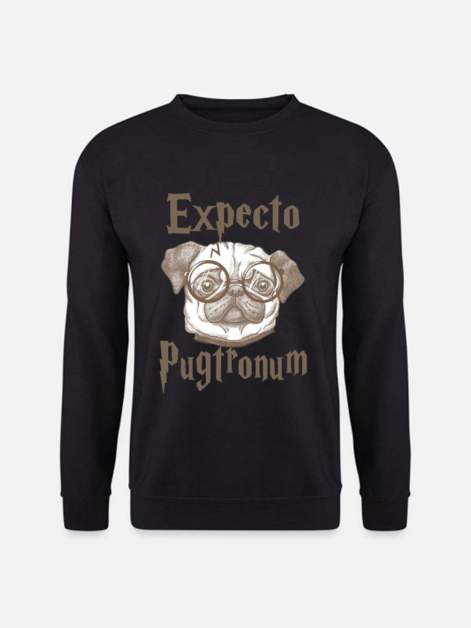 Unisex Round Neck Casual Printed Long Sleeve Sweatshirt