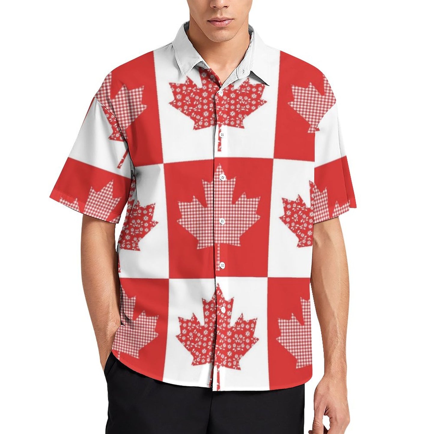 Men's Fashion Casual Printed Short Sleeve Shirts 2306104157