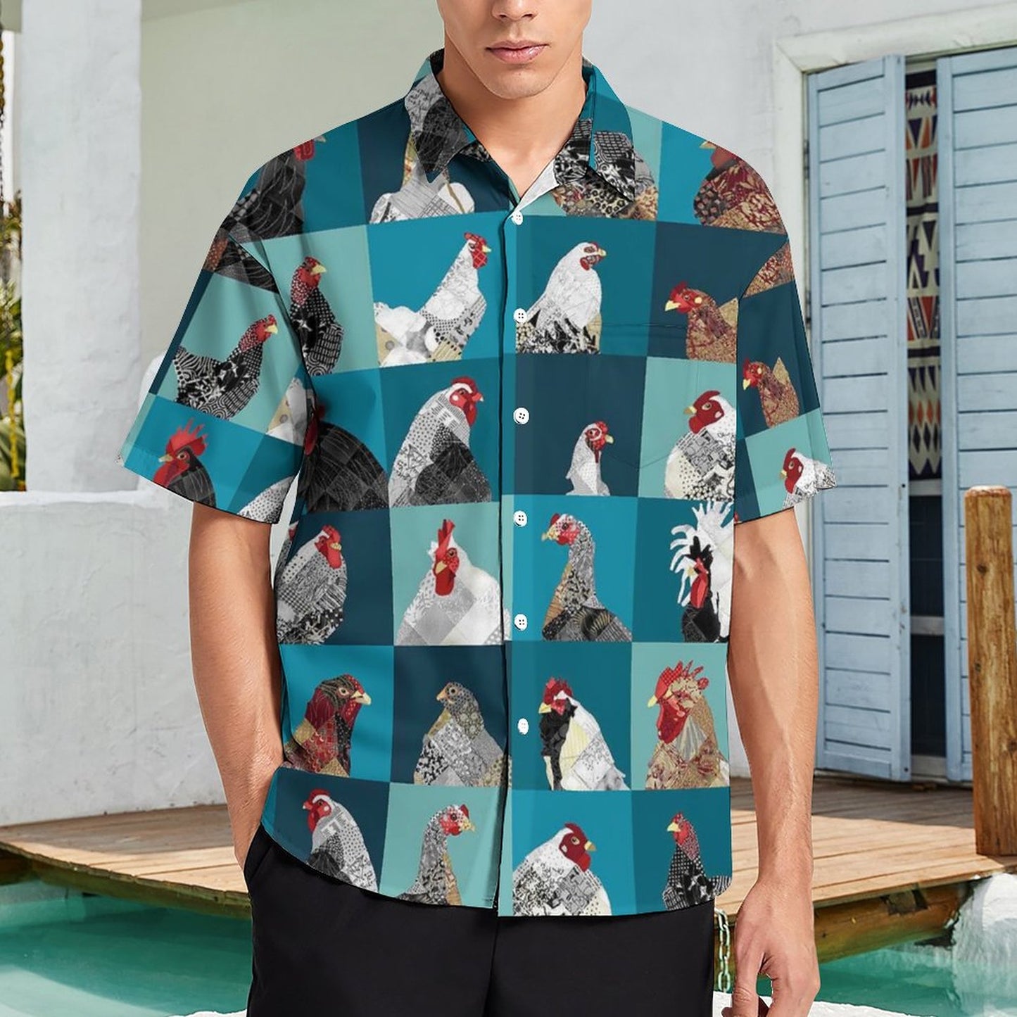 Men's Hawaiian Casual Short Sleeve Shirt 2306104578