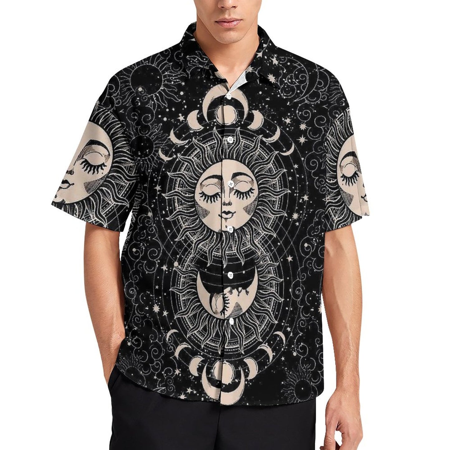 Men's Fashion Casual Printed Short Sleeve Shirts 2306101048