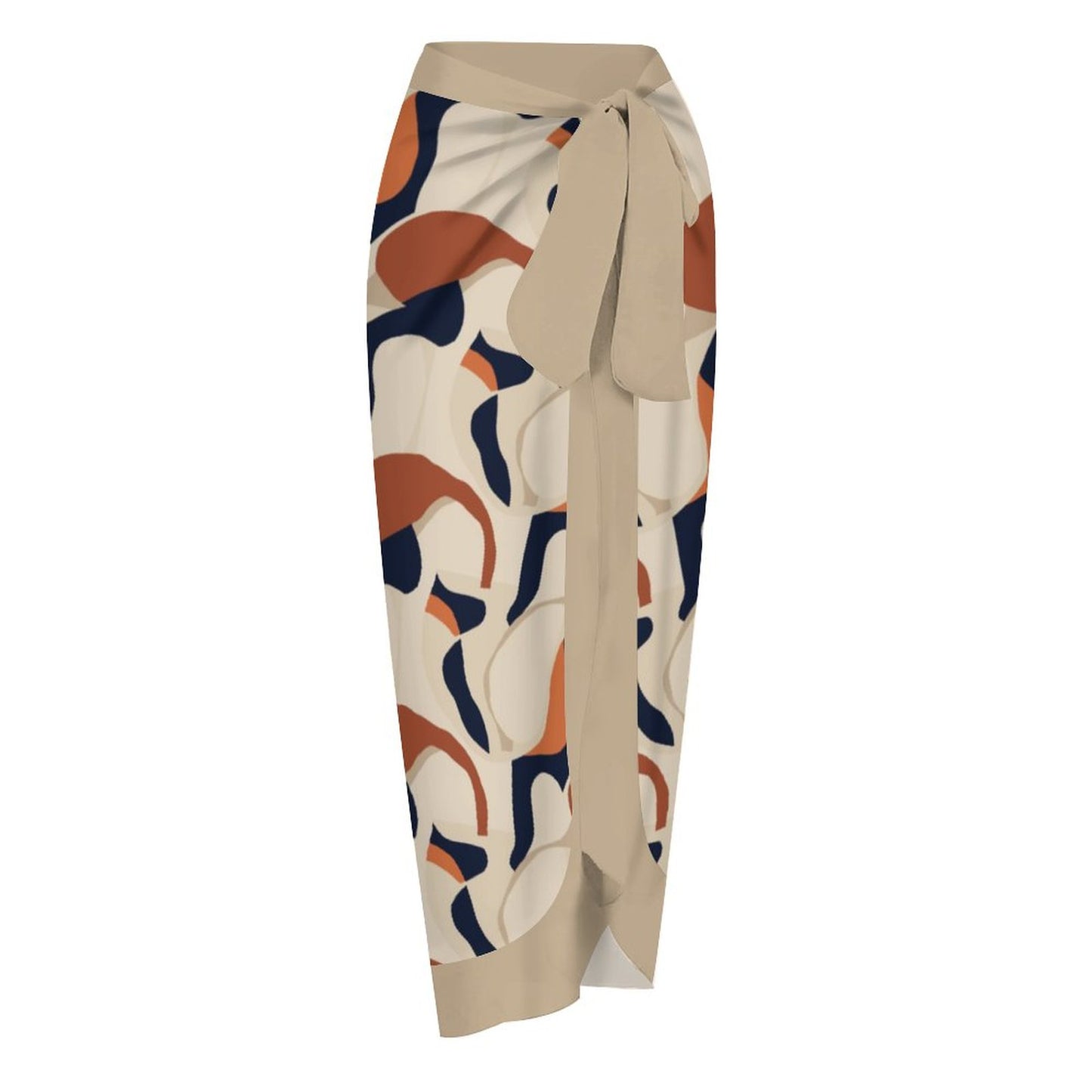 Casual Printed One-Piece Swimsuit And Cover Up 2305102602