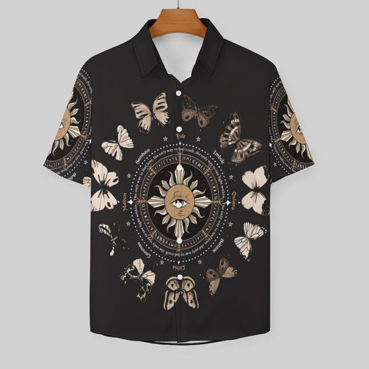 Men's Fashion Casual Printed Short Sleeve Shirts 2306101047