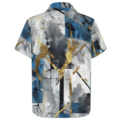 Men's Fashion Casual Printed Short Sleeve Shirts 2306105166