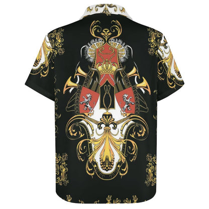 Men's Fashion Casual Printed Short Sleeve Shirts 2306101327