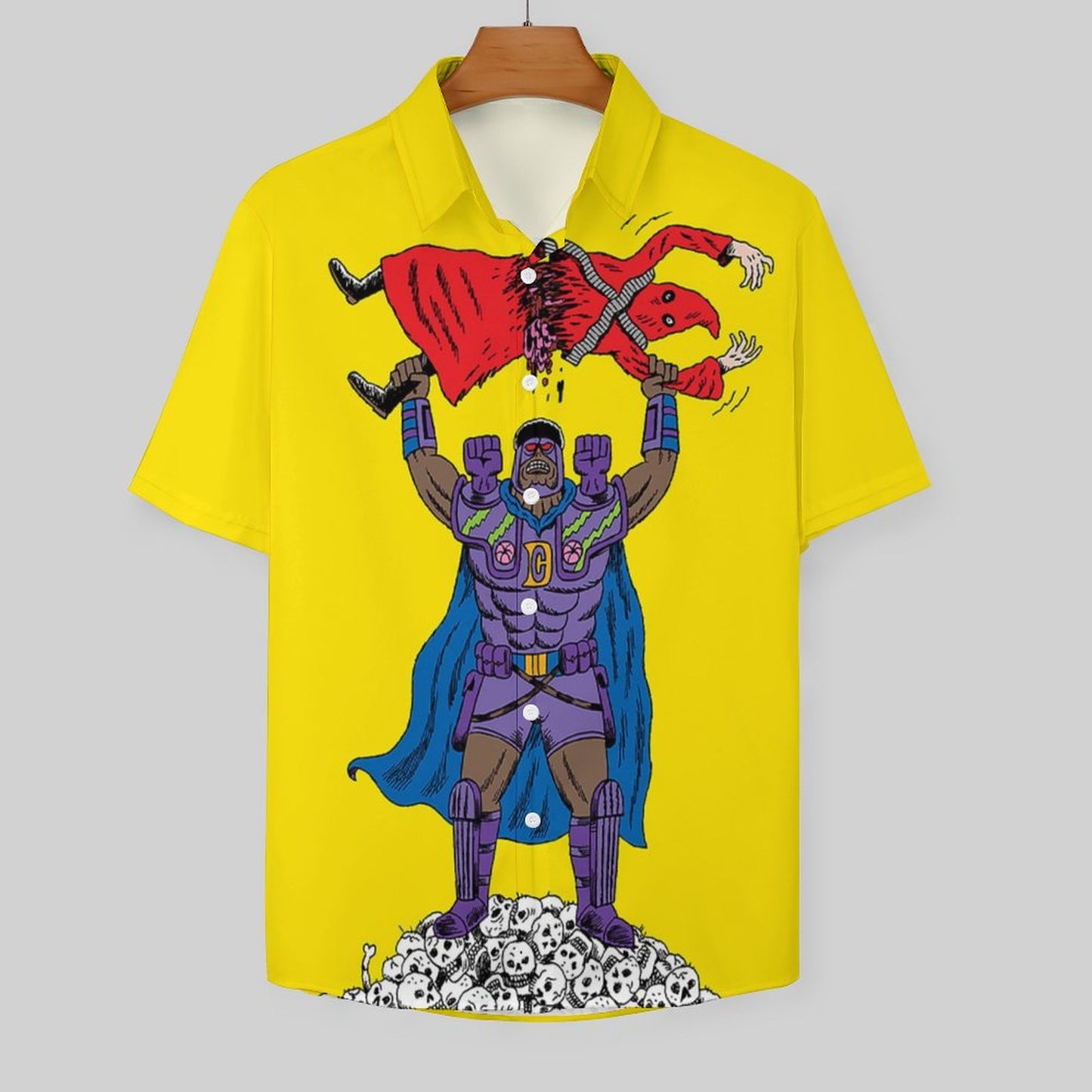 Men's Fashion Casual Printed Short Sleeve Shirts 2306104386