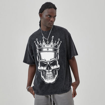 Unisex Vintage Solid Wash T-Shirts 2305101609