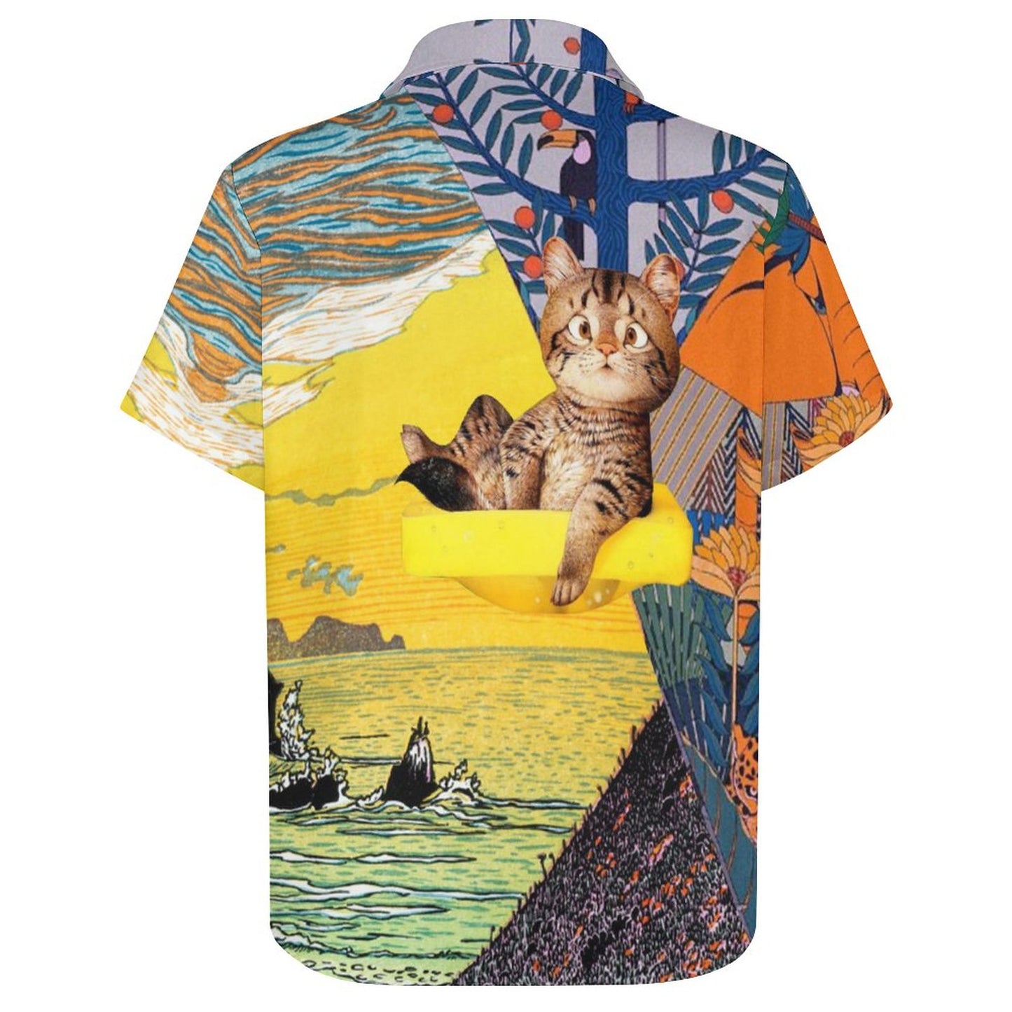 Men's Hawaiian Casual Short Sleeve Shirt 2306105725