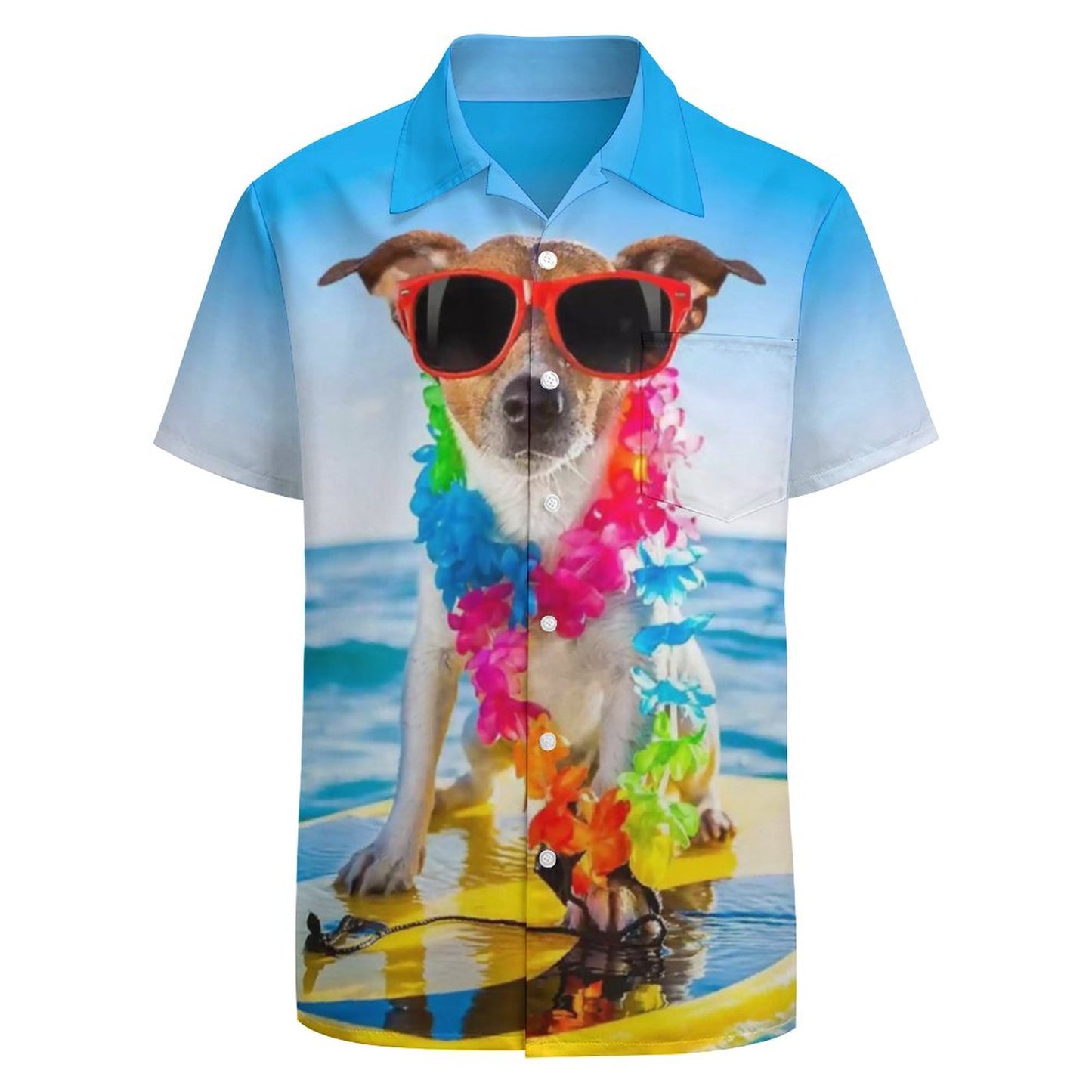 Men's Hawaiian Casual Short Sleeve Shirt 2307100346