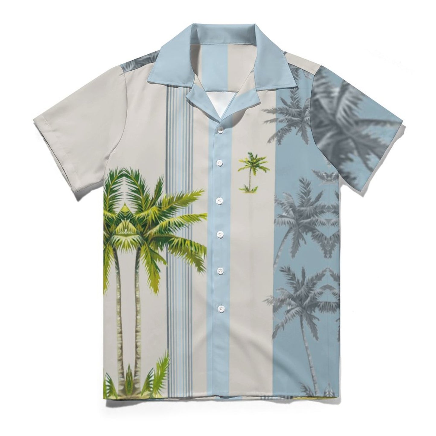 Men's Hawaiian Print Casual Shirt 2304107068