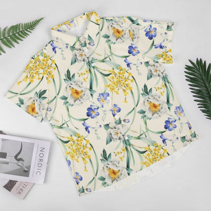 Men's Fashion Casual Printed Short Sleeve Shirts 2305107084