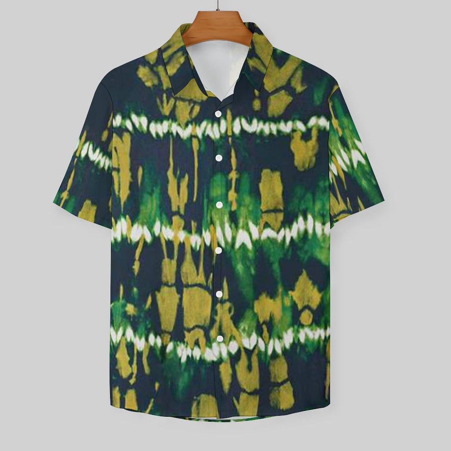 Men's Fashion Casual Printed Short Sleeve Shirts 2305107112