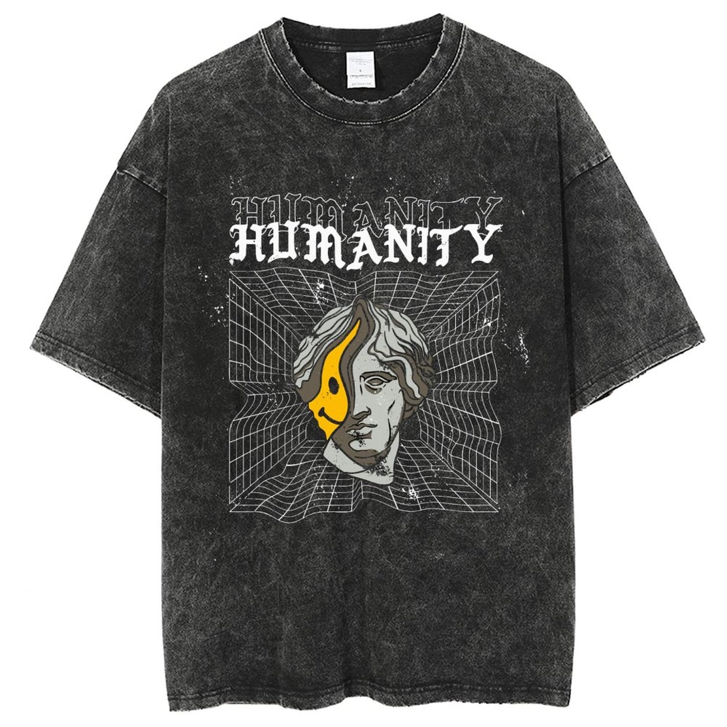 Unisex Vintage Solid Wash T-Shirts 2305102740