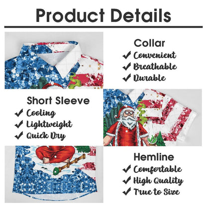 Men's Hawaiian Casual Short Sleeve Shirt 2306103355