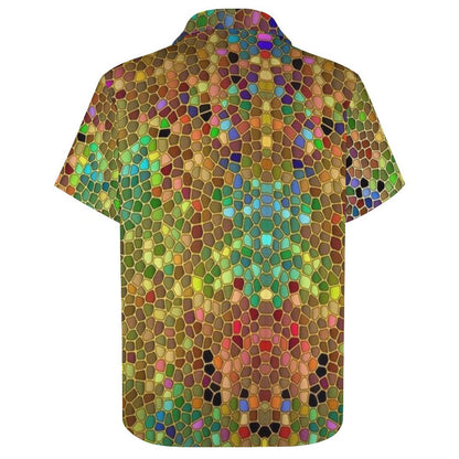 Men's Fashion Casual Printed Short Sleeve Shirts 2306101715