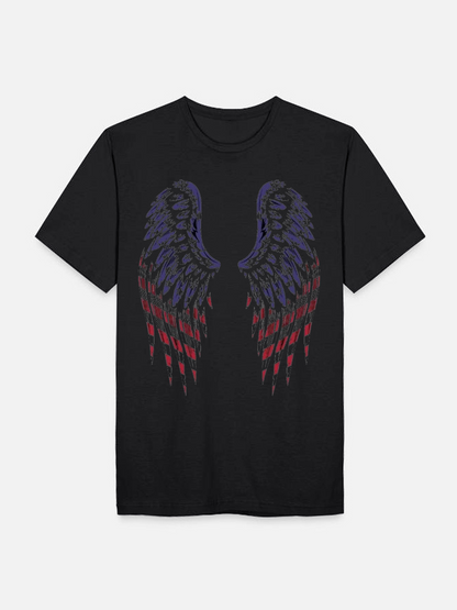 Men's Casual Printed Round Neck Short Sleeve T-Shirt