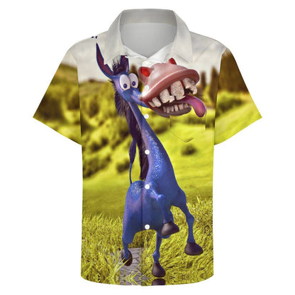 Men's Hawaiian Casual Short Sleeve Shirt 2306103348