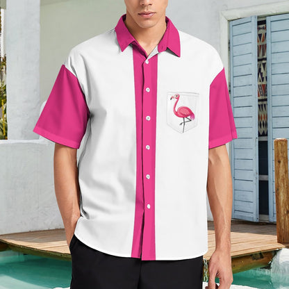 Men's Hawaiian Print Resort Shirt 2304102618