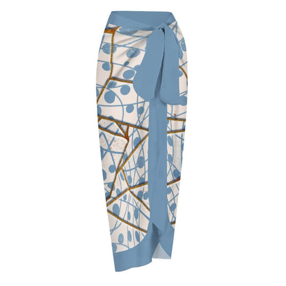 Casual Printed One-Piece Swimsuit And Cover Up 2305102470