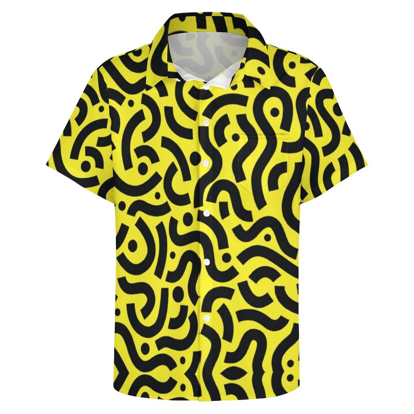Men's Hawaiian Casual Short Sleeve Shirt 2306105786