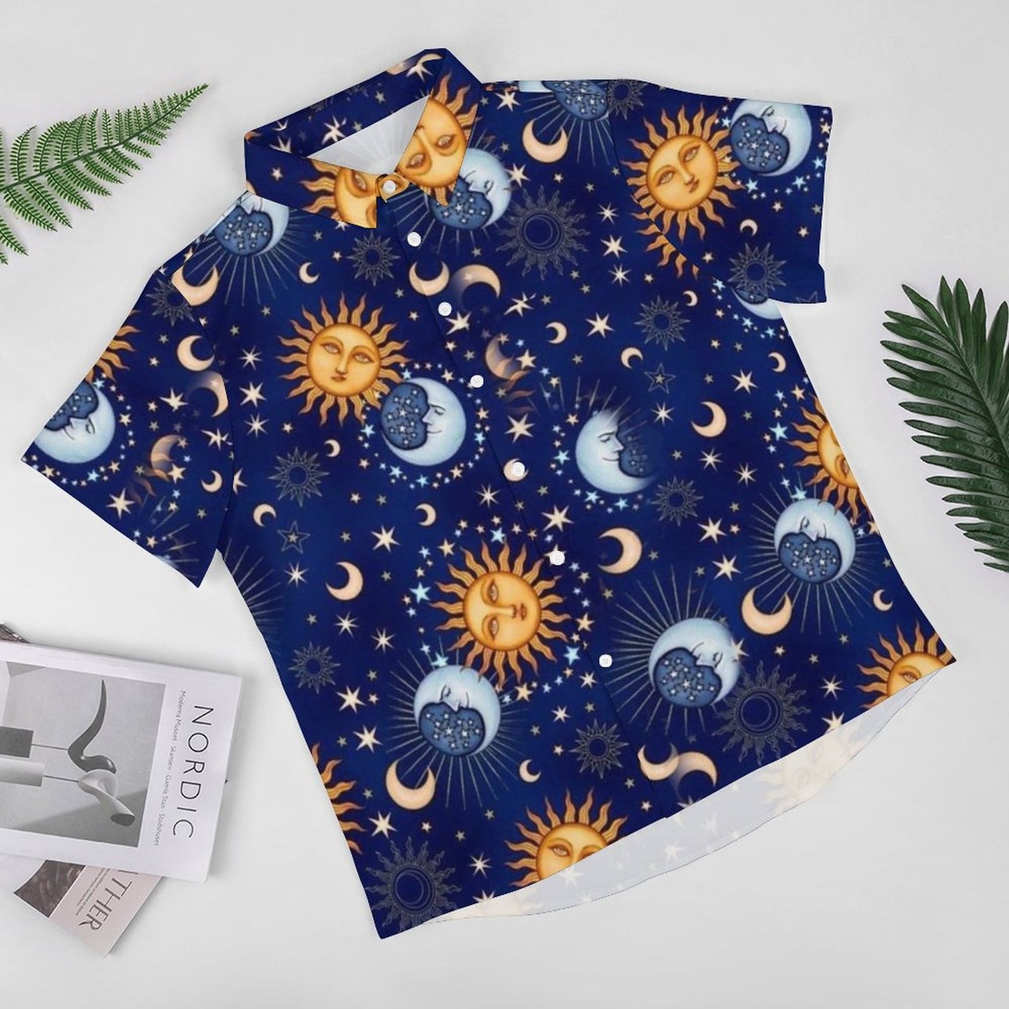 Men's Fashion Casual Printed Short Sleeve Shirts 2306100970