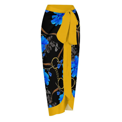 Casual Printed One-Piece Swimsuit And Cover Up 2305102694