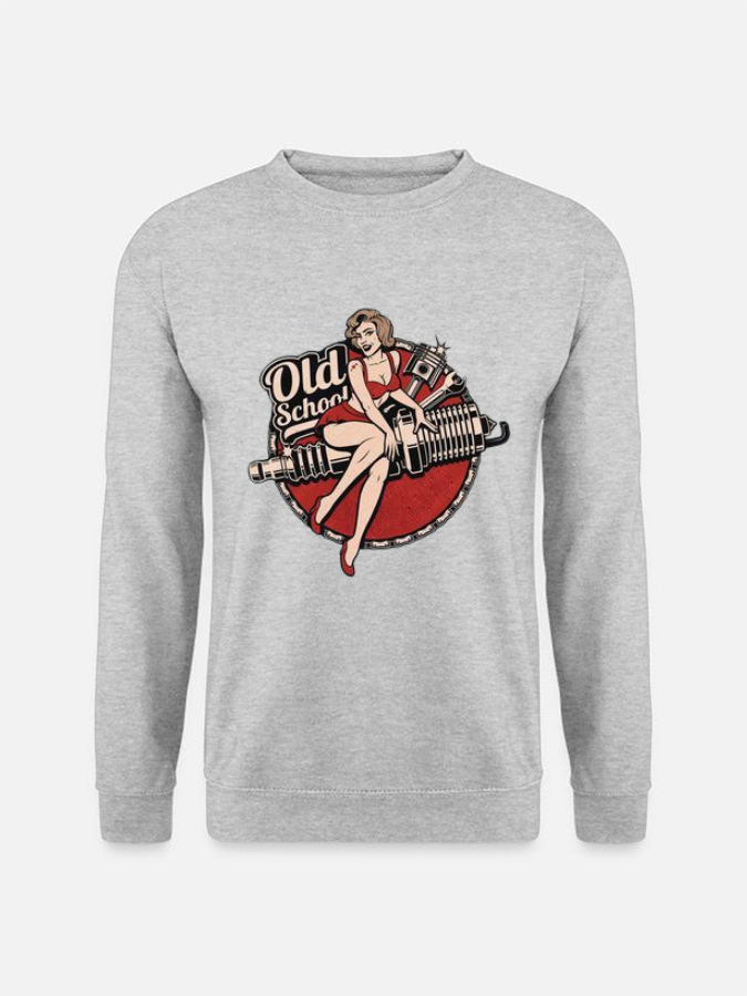 Unisex Round Neck Casual Printed Long Sleeve Sweatshirt