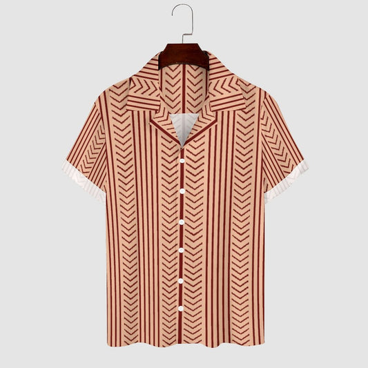 Men's Hawaiian Print Casual Shirt 2304105778