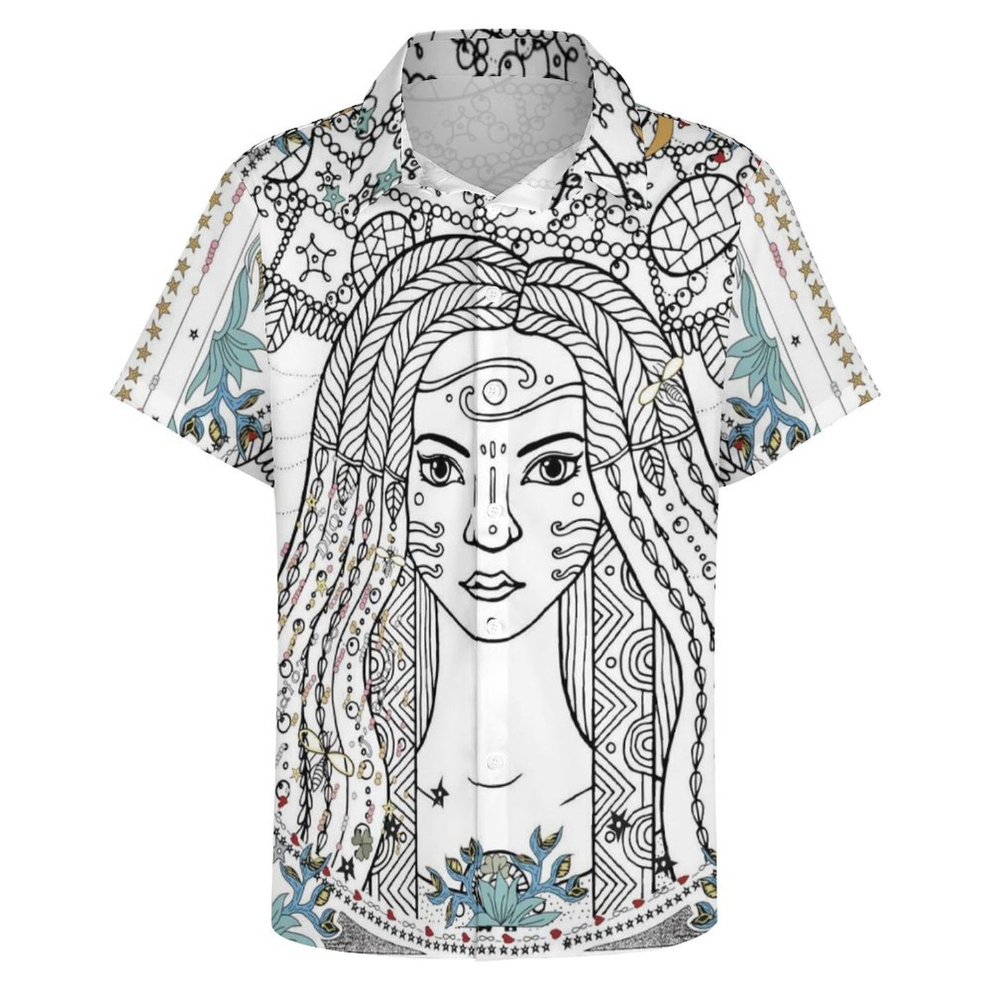 Men's Fashion Casual Printed Short Sleeve Shirts 2306101334