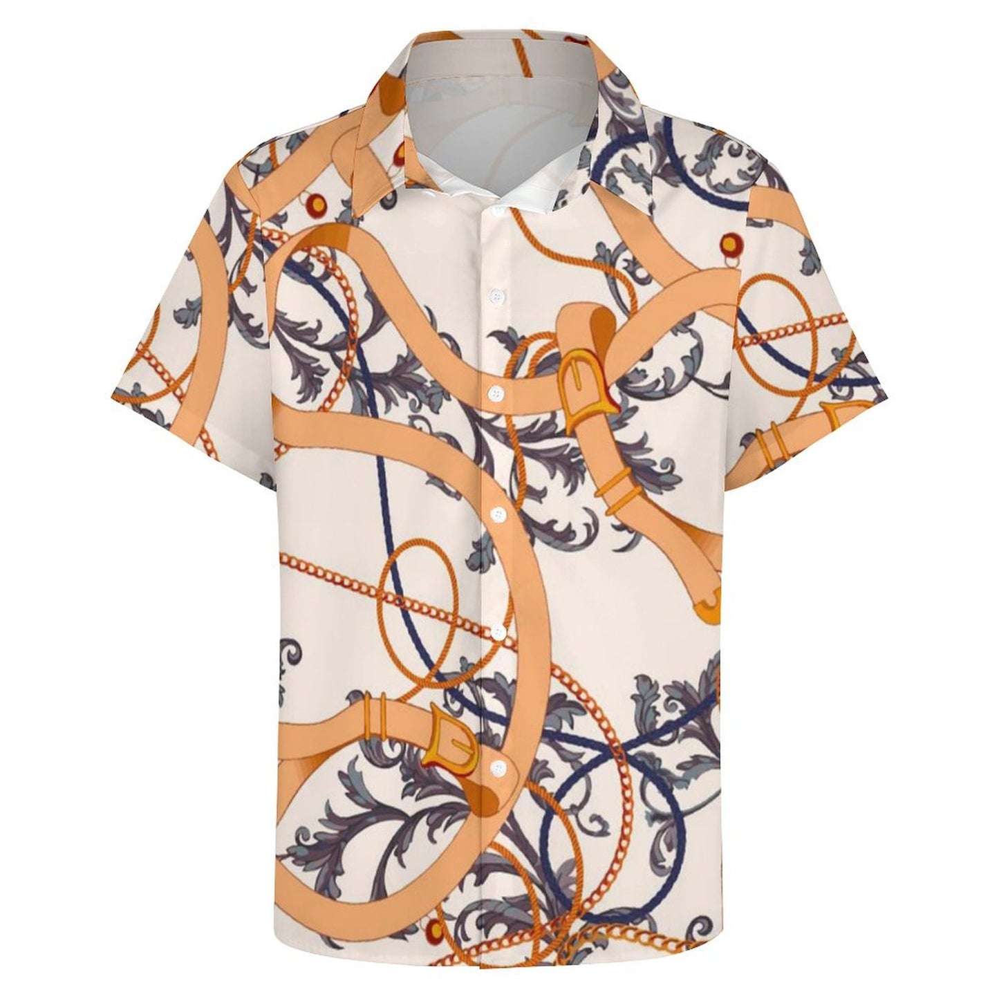 Men's Fashion Casual Printed Short Sleeve Shirts 2306100960