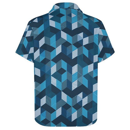 Men's Fashion Casual Printed Short Sleeve Shirts 2305107207